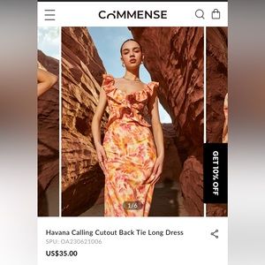 Size M, never worn! Bought for a destination wedding but it was too small.